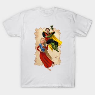 Superapunzel and Flynn Robin T-Shirt